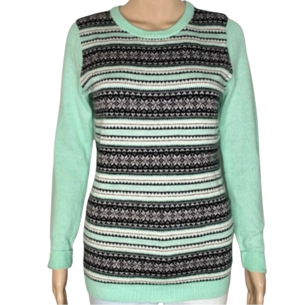 Rue21 mint green lightweight sweater Sz. Jr.L